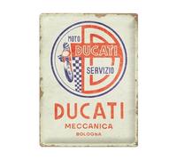 NOSTALGIC ART Cartello Grande latta 30x40cm Ducati OLD