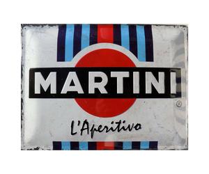 NOSTALGIC ART Cartello Grande latta 30x40cm Martini