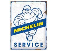 NOSTALGIC ART Cartello Grande latta 30x40cm Michelin