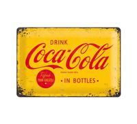 NOSTALGIC ART Cartello Piccolo latta 20x30cm Coca Cola