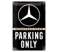 NOSTALGIC ART Cartello Piccolo latta 20x30cm Mercedes