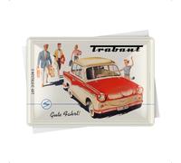 Nostalgic Art Cartolina metalla 10 x 14 cm - TRABANT Gute Fahrt