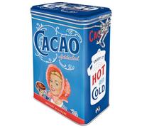 Nostalgic-Art Contenitori da caffè retrò Cacao Addicted - Idea Regalo per Amanti della Nostalgia, con Coperchio Salva Aroma, Design Vintage, 1,3 l