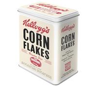 Nostalgic-Art Contenitori di Latta retrò L Kellogg's - Corn Flakes Package - Idea Regalo per la Cucina, Metallo, Design Vintage, 3 l