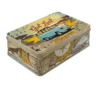 Nostalgic-Art Contenitori di Latta retrò Piatti Bulli T1 - Get Lost - Idea Regalo per i Bus VW, Metallo, Design Vintage, 2,5 l