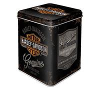 Nostalgic-Art Contenitori Retro Harley-Davidson - - Idea Regalo per Amanti di Moto, Sfuso e bustine di tè, Design Vintage, 100 g