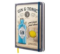 Nostalgic-Art Quaderno retrò, A5, Gin & Tonic - Drinks & Stories | bullet journal puntinato, design vintage, Idea regalo per il bar di casa