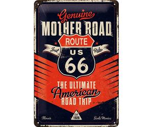 Nostalgic Art Route 66 The Ultimate Road Trip, segno di latta male