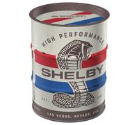 Nostalgic-Art Salvadanai retrò, 600 ml, Shelby - Cobra Snake | original Shelby license product (OLP), salvadanaio in metallo, design vintage, Idea regalo per fan di Shelby