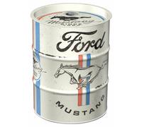 NOSTALGIC ART Salvadanaio latta 10x13cm Ford Mustang