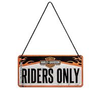 Nostalgic Art Harley-Davidson - Riders Only, segno decorativo male