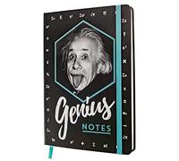 Nostalgic-Art Taccuino retrò a puntini, Einstein - Genius Notes - Idea regalo per studenti, Bullet Journal dotted, Design vintage, A5