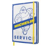 Nostalgic-Art Taccuino retrò, A5, Michelin - Service - Idee regalo per amanti di motore, Official License Product (OLP), quaderno punteggiato, design vintage