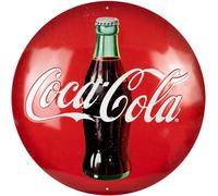 Nostalgic-Art Targa in metallo Coca-Cola Ø 35 cm 25107