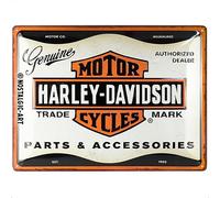 Nostalgic-Art Targa in Metallo, Harley-Davidson Biker Retrò 40x30 cm-23366