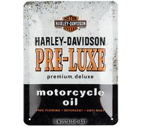 Nostalgic-Art Targa retrò, 15 x 20 cm, Harley-Davidson - Pre-Luxe - Idee regalo per biker, in metallo, design vintage