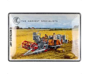 Nostalgic-Art Targa retrò, 20 x 30 cm, Claas - The Harvest Specialists - Idee regalo per amanti dei trattori, Official License Product (OLP), in metallo, design vintage