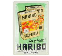 Nostalgic-Art Targa retrò, 20 x 30 cm, HARIBO - Packung ... das schmeckt - Idea regalo per golosi, Official License Product (OLP), in metallo, design vintage