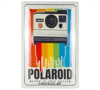 Nostalgic-Art Targa retrò, 20 x 30 cm, Polaroid - Retro is just better - Idea regalo per amanti di fotografia, Official License Product (OLP), in metallo, design vintage