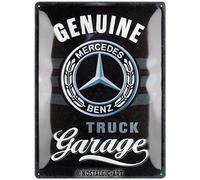 Nostalgic-Art Targa retrò, 30 x 40 cm, Daimler Truck - Garage - Idee regalo per amanti degli accessori per auto, Official License Product (OLP), in metallo, design vintage