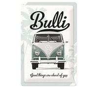 Nostalgic-Art Targa Vintage Volkswagen - Bulli T1 - Good Things - Idea Regalo per i Bus VW, in Metallo, Design Retro per Decorazione, 20 x 30 cm