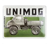 Nostalgic-Art Targhe Vintage, Daimler Truck - Unimog - Idea regalo per amanti di auto, in metallo, Design retrò per decorazione, 30 x 40 cm