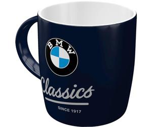 Nostalgic-Art Tazza da caffè, 330 ml, BMW - Classics - Idee regalo per amanti degli accessori BMW, tazza in ceramica, design vintage
