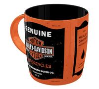 Nostalgic-Art Tazza da caffè retrò, 330 ml, Harley-Davidson - Genuine Motorcycles - Idee regalo per biker, Official License Product (OLP), tazza in ceramica, design vintage
