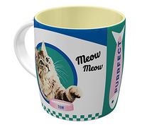 Nostalgic-Art Tazza da caffè retrò, Better Together Cats - Idea regalo per proprietari di gatti, in ceramica, design vintage con detto, 330 ml