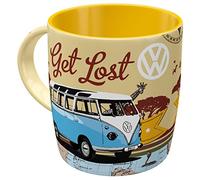 Nostalgic-Art Tazza da caffè retrò, Bulli T1 - Let's Get Lost - Idea Regalo per i Bus VW, Design Vintage, 330 ml, in Ceramica