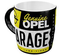Nostalgic-Art Tazza da caffè retrò, Opel - Garage - Idea regalo per accessori per auto, in ceramica, Design vintage, 330 ml