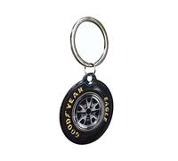 Nostalgic-Art Goodyear - Portachiavi retrò, Ø 4 cm, idea regalo per gli appassionati del motore, prodotto con licenza originale (OLP) in metallo, design vintage, decorazione per pneumatici, Design