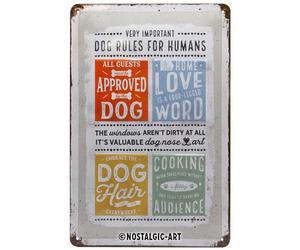 Nostalgic Art VD - Contenitori per Alimenti PfotenSchild - Dog Rules