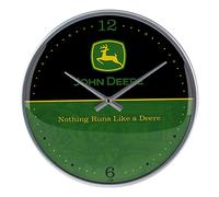 Nostalgic Art VD - Orologio da Parete John Deere Logo - Black And Green