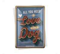 Nostalgic Art VD - Targhe PfotenSchild - Love Dog