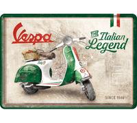 Nostalgic Art Vespa - Italian Legend, cartolina metallica male