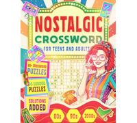 Nostalgic Puzzle Book for Teens and Adults: 80s, 90s, 2000s Crossword with SODUKU
