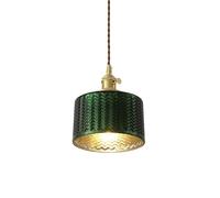 Nostalgic Retro Pendant Light, E27 Screw Single-Head Chandelier, Creative Personality Glass Hanging Lamp Lampshade, Hotel Corridor, Bar Decorative Lighting Fixtures