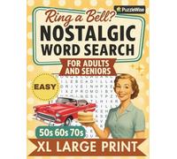 Nostalgic Word Search for Adults and Seniors: Word Search books for Adults Large Print - Relaxing Word Puzzles, Brain Games to Boost Memory, and Fun Facts
