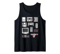 Nostalgico 80s 90s Videoconsole di gioco Retro Gamer Canotta