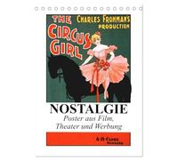 NOSTALGIE Poster aus Film, Theater und Werbung (Tischkalender 2026 DIN A5 hoch), CALVENDO Monatskalender: Nostalgische Poster aus der guten alten Zeit