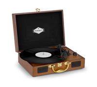 Auna Nostalgy by Peggy Sue Giradischi Retrò LP USB AUX Legno/Dorato