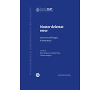 Noster delectat error. L'errore tra filologia e letteratura - Migliore E. ...
