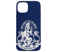 Nostra Beata Madre Rosario Cattolico Ave Maria Piena di Grazia Custodia per iPhone 15 Plus