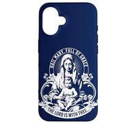 Nostra Beata Madre Rosario Cattolico Ave Maria Piena di Grazia Custodia per iPhone 16