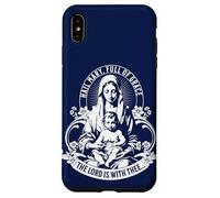 Nostra Beata Madre Rosario Cattolico Ave Maria Piena di Grazia Custodia per iPhone XS Max