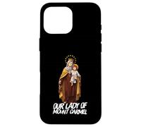Nostra Signora del Monte Carmelo Mariano Cattolico Custodia per iPhone 16 Pro Max
