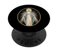 Nostra Signora della Grazia Vergine Cattolica Maria Arte devozionale PopSockets PopGrip Adesivo