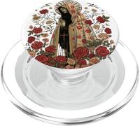 Nostra Signora di Fatima con Rosario, Cattolici, Cristiani PopSockets PopGrip per MagSafe