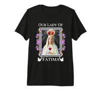 Nostra Signora di Fatima Cuore Immacolato della Beata Vergine Maria Maglietta Premium